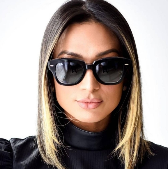 LIKE NEW Ray-Ban State Street RB2186 Black Ray ban sunglasses - Picture 14 of 16